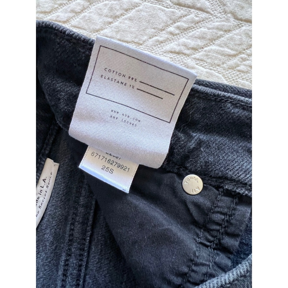 AYR The Secret Sauce Size 25S Date Night Black Wide Leg High Rise Jeans - Picture 6 of 8
